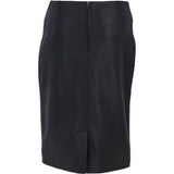 Stylish Leather Pencil Skirt Brown: skirt 23