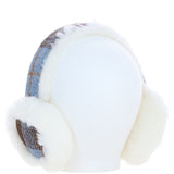Ashwood X Harris Tweed Sheepskin Fur Earmuffs Tan/Mcload: TW-90-02-TM