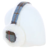 Ashwood X Harris Tweed Sheepskin Fur Earmuffs Tan/Mcload: TW-90-02-TM