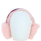 Ashwood X Harris Tweed Sheepskin Fur Earmuffs Baby-Pink/Pink: Tw-90-15-BP