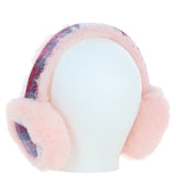 Ashwood X Harris Tweed Sheepskin Fur Earmuffs Baby-Pink/Pink: Tw-90-15-BP