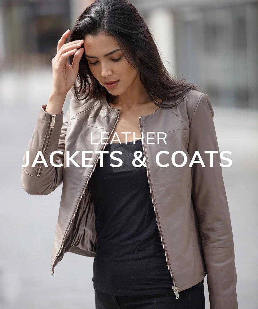 Leather Biker Jacket Burgundy : Lola – Leather Company